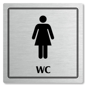 Piktogram WC ženy